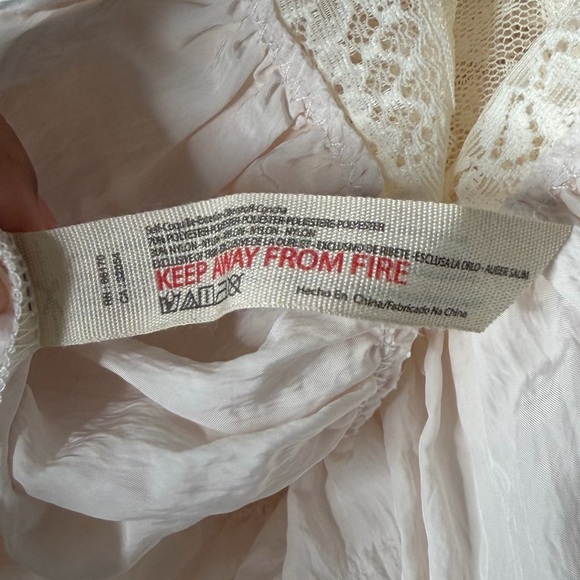 New Free People Forever Young Bed Jacket White Alyssum - Picture 5 of 6